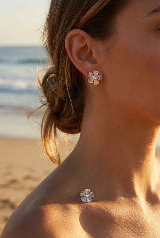 Boucles d’oreilles en acier inoxydable