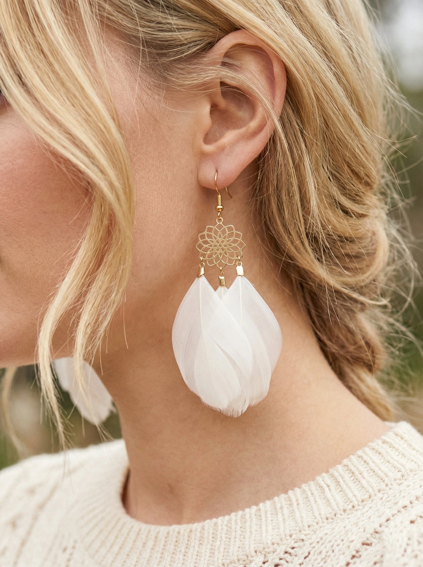 Boucles d’oreilles en acier inoxydable