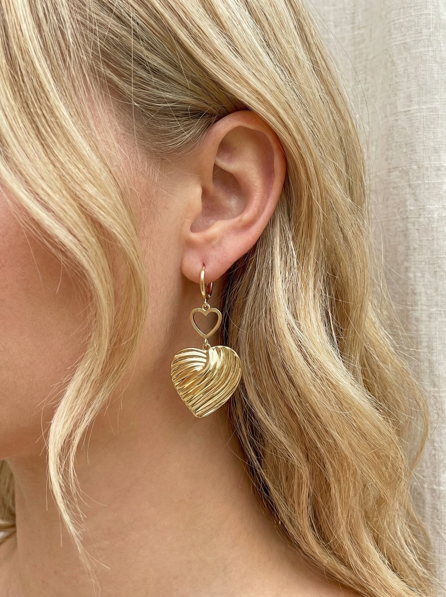 Boucles d’oreilles en acier inoxydable