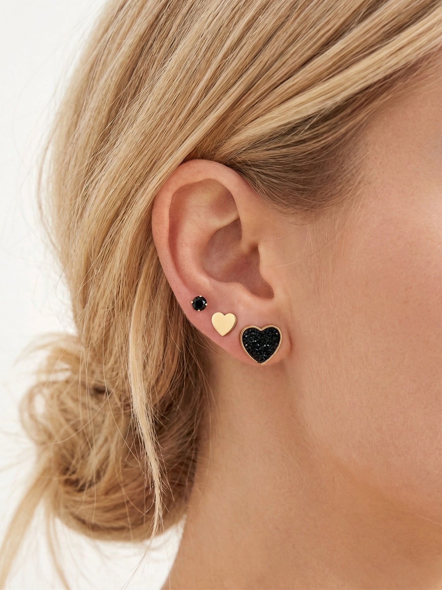 Boucles d’oreilles en acier inoxydable