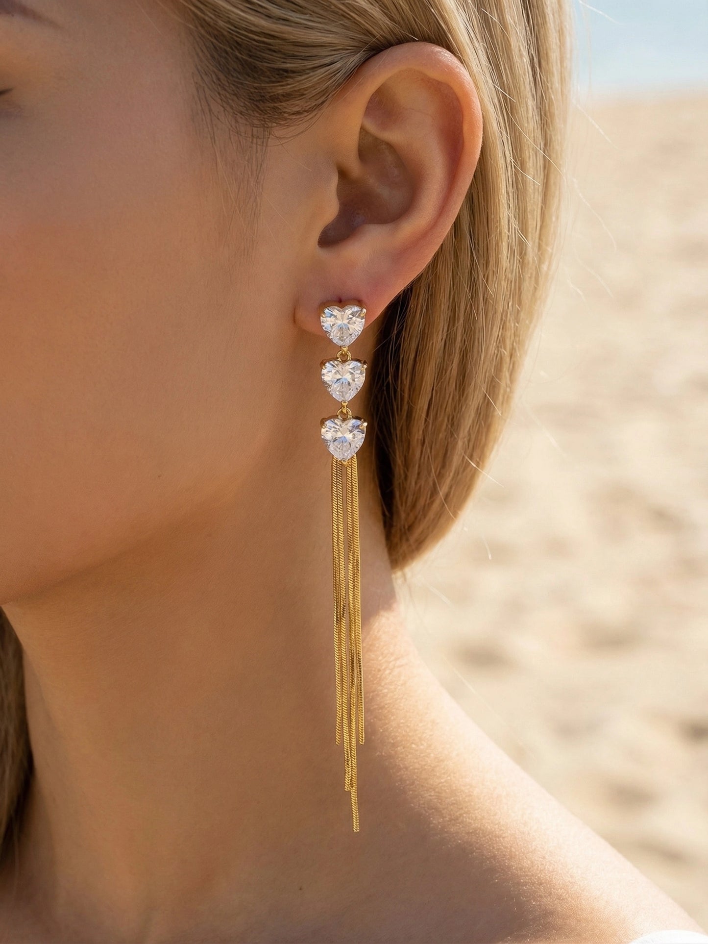Boucles d’oreilles en acier inoxydable
