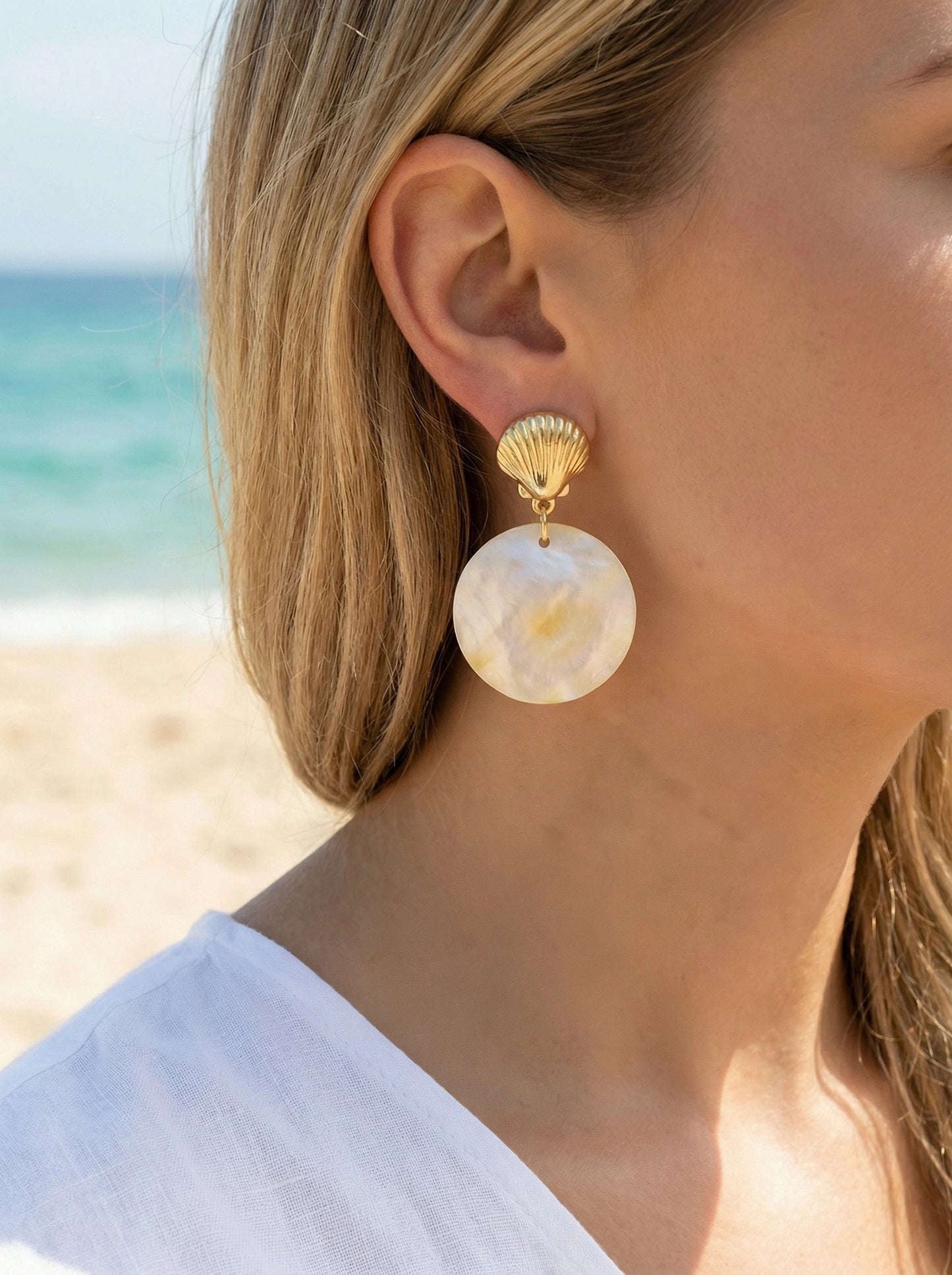 Boucles d’oreilles en acier inoxydable