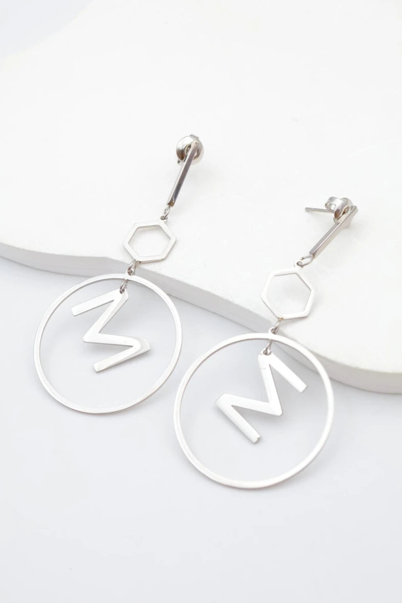 Boucles d’oreilles en acier inoxydable