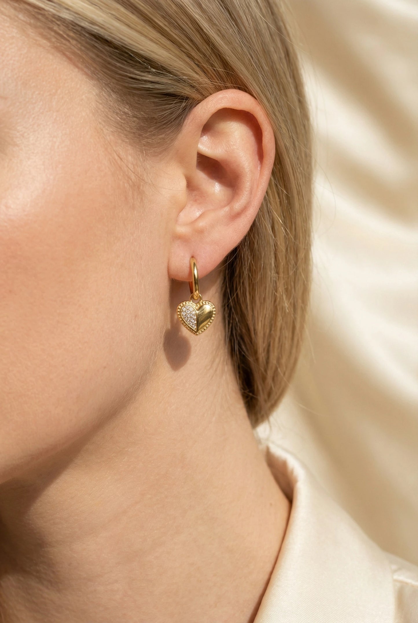 Boucles d’oreilles en acier inoxydable