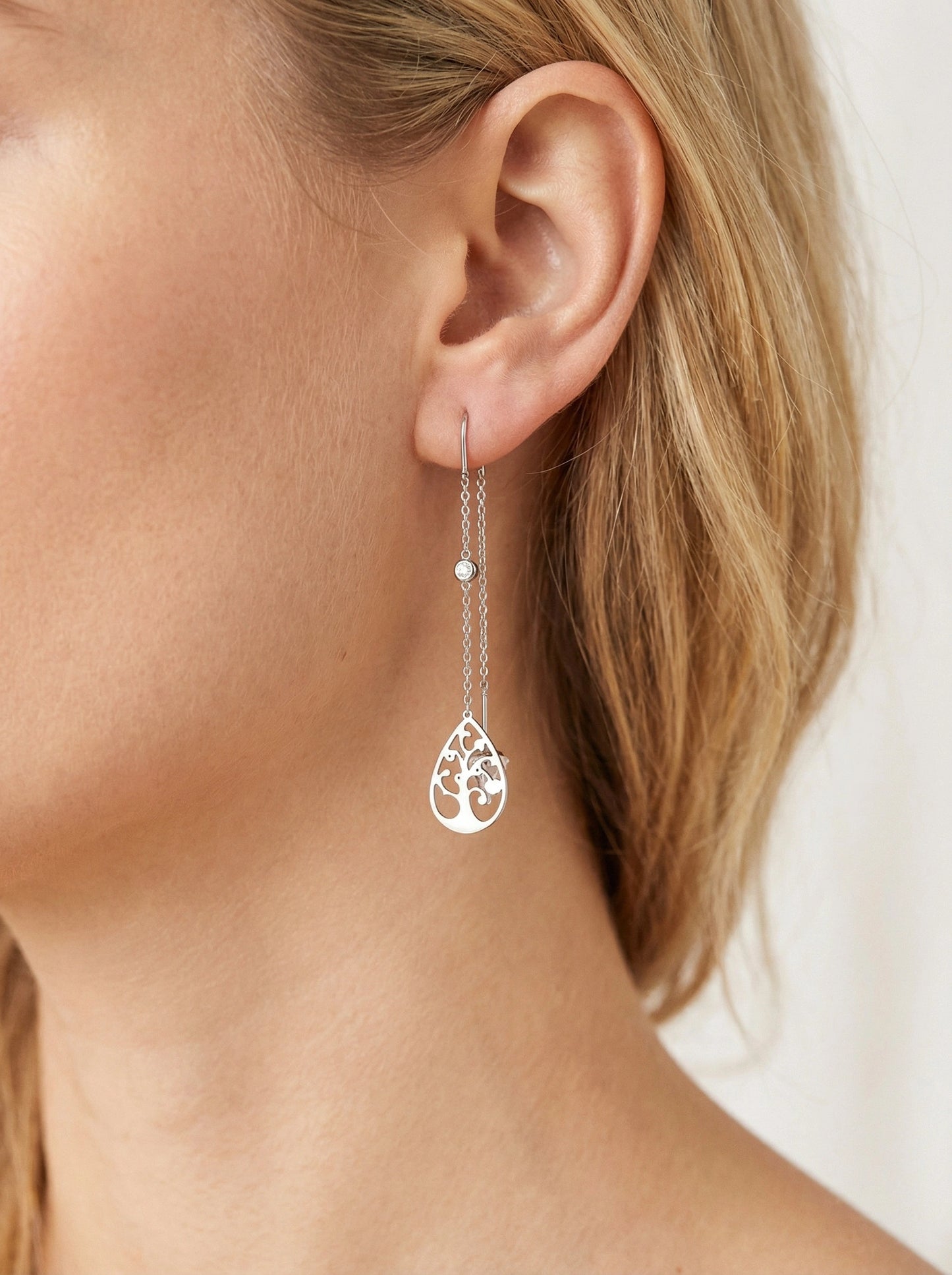 Boucles d’oreilles en acier inoxydable