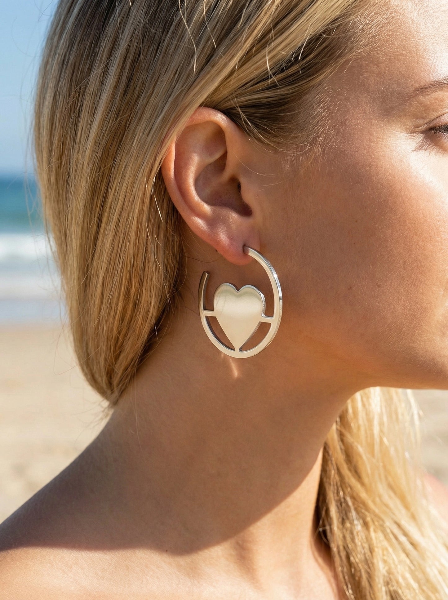 Boucles d’oreilles en acier inoxydable