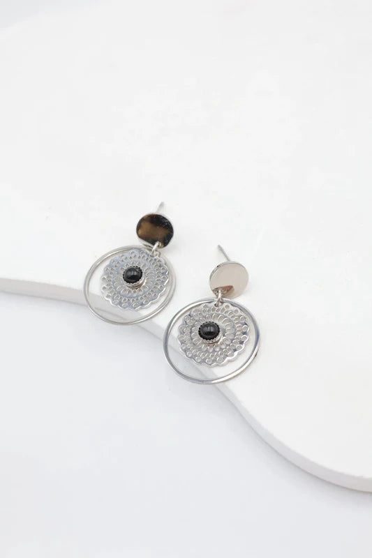 Boucles d’oreilles en acier inoxydable