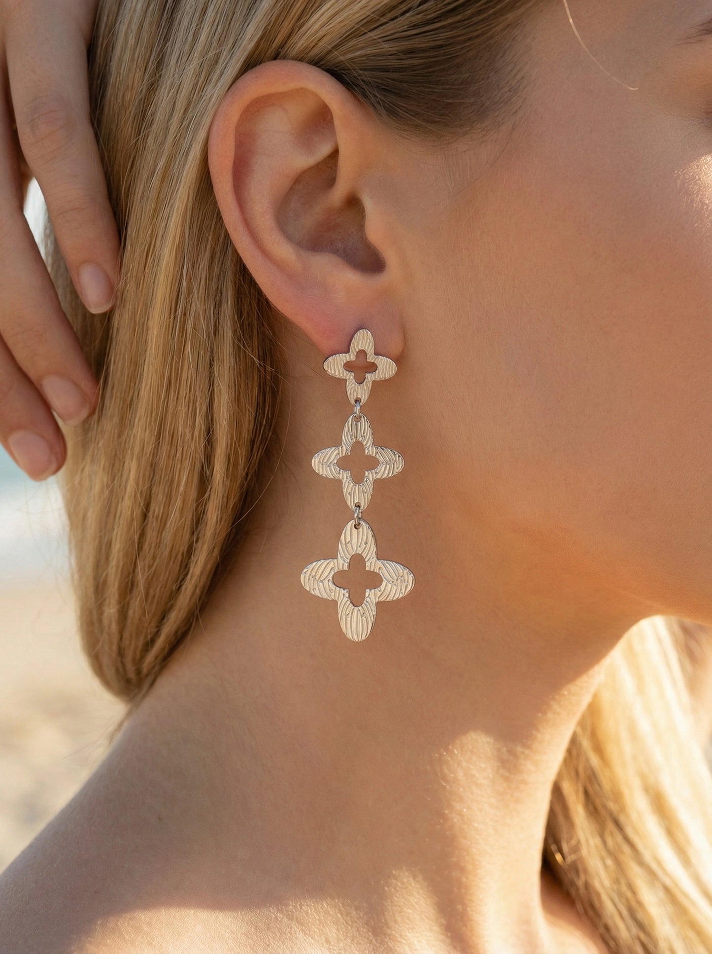 Boucles d’oreilles en acier inoxydable