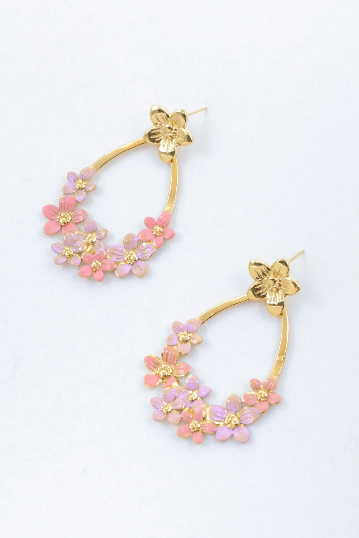 Boucles d’oreilles en acier inoxydable