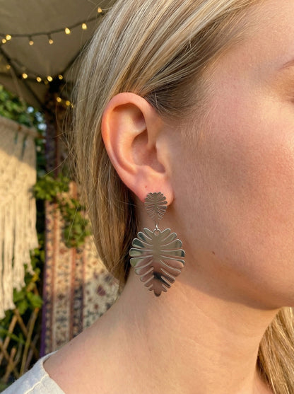 Boucles d’oreilles en acier inoxydable