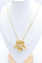 Collier sautoir en acier inoxydable - BLANC