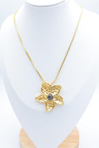Collier sautoir en acier inoxydable - NOIR