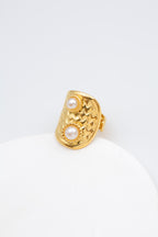 Bague en acier inoxydable ajustable - BLANC