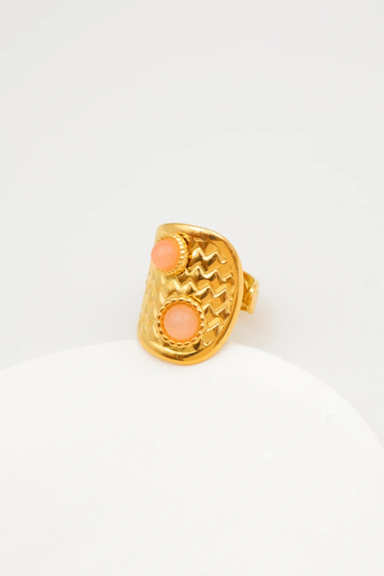 Bague en acier inoxydable ajustable - ROSE