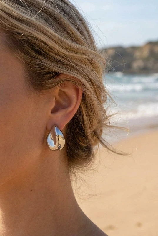 Boucles d’oreilles en acier inoxydable