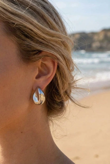 Boucles d’oreilles en acier inoxydable