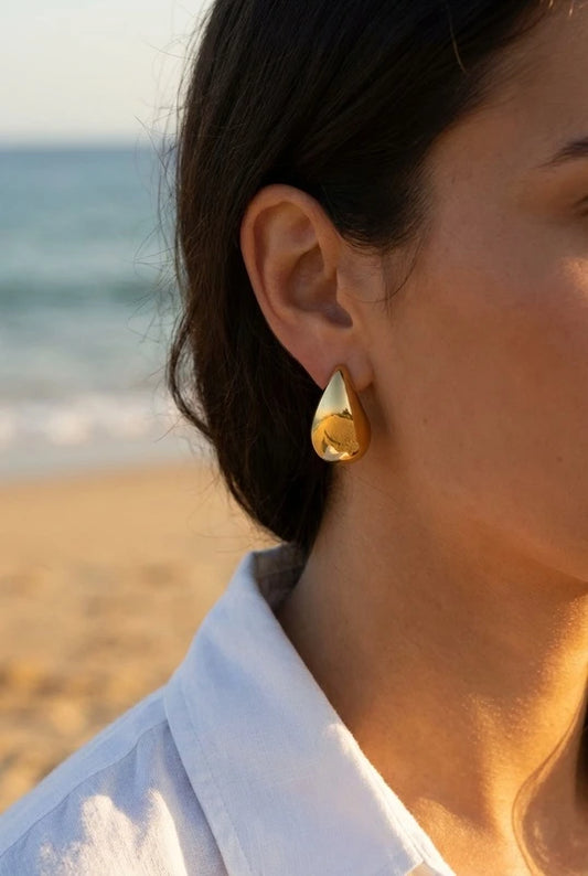 Boucles d’oreilles en acier inoxydable