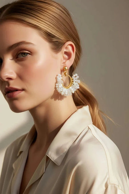 Boucles d’oreilles en acier inoxydable