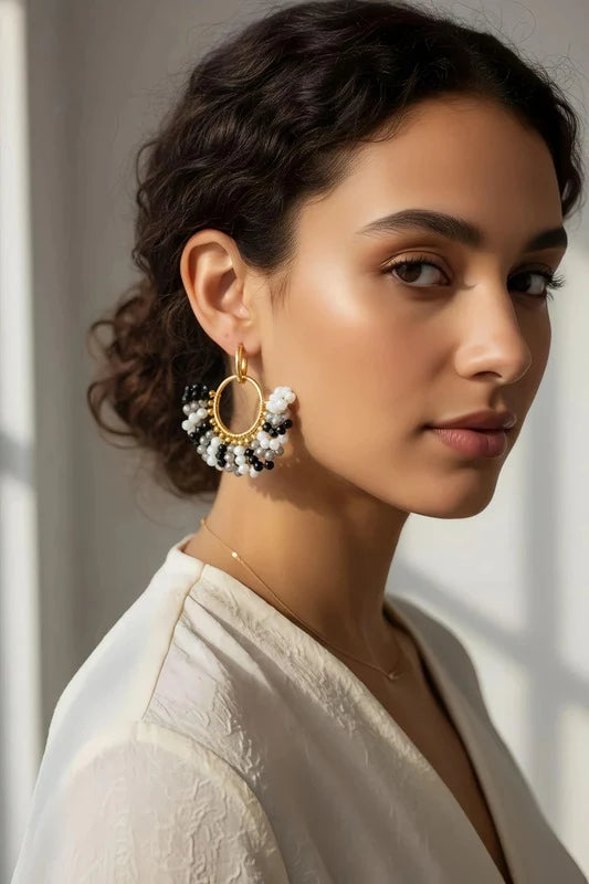 Boucles d’oreilles en acier inoxydable
