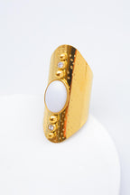 Bague en acier inoxydable ajustable - BLANC