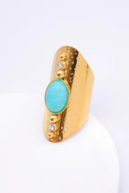 Bague en acier inoxydable ajustable - BLEU