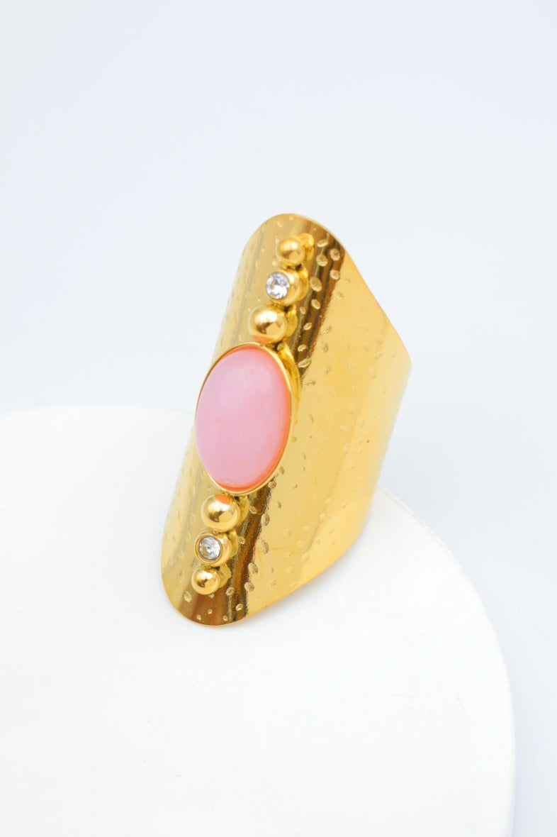 Bague en acier inoxydable ajustable - ROSE