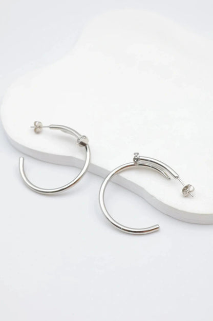 Boucles d’oreilles en acier inoxydable