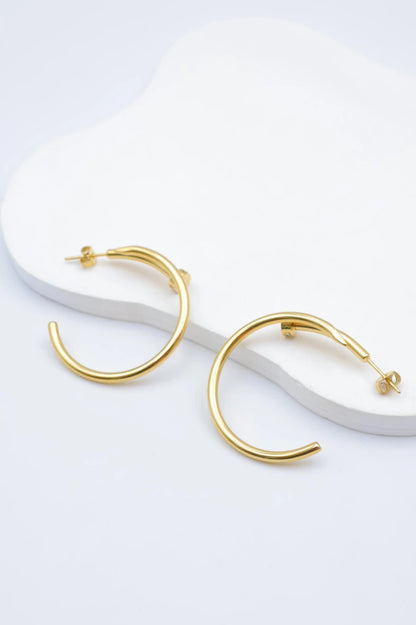 Boucles d’oreilles en acier inoxydable