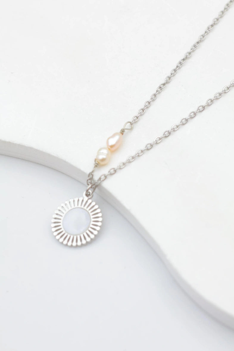 Collier en acier inoxydable - ARGENT