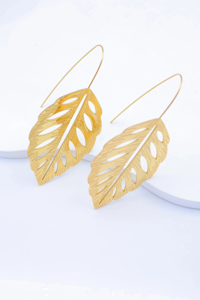 Boucles d'oreilles en acier inoxydable - DORÉ