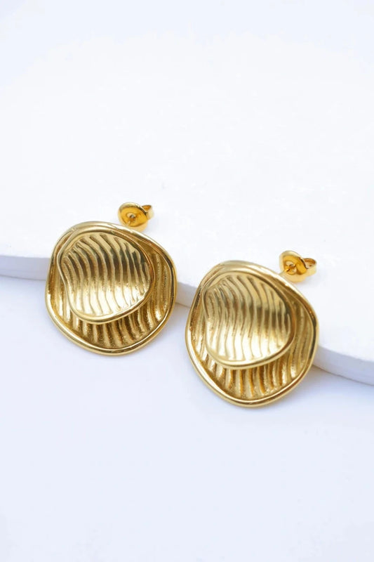 Boucles d’oreilles en acier inoxydable