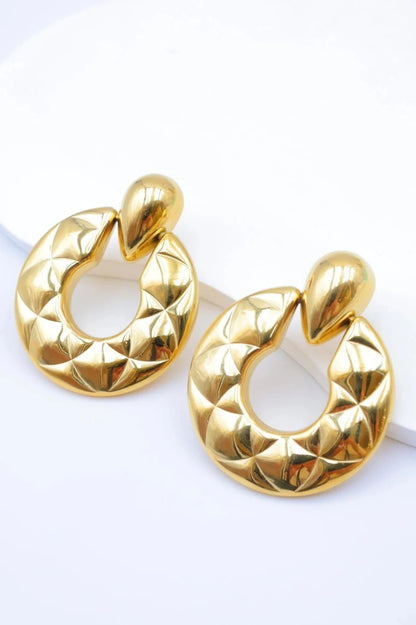 Boucles d’oreilles en acier inoxydable