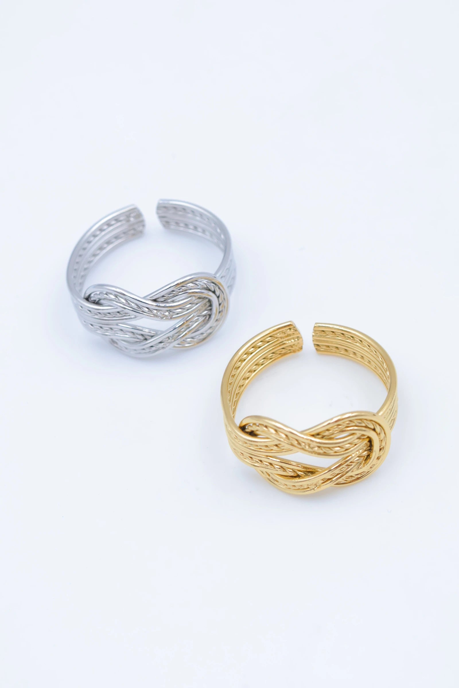 Bague en acier inoxydable ajustable - DORÉ