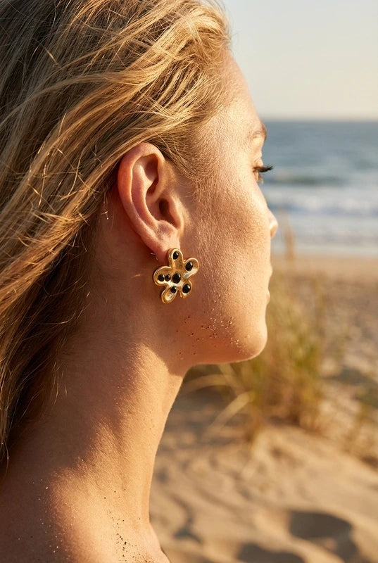 Boucles d’oreilles en acier inoxydable