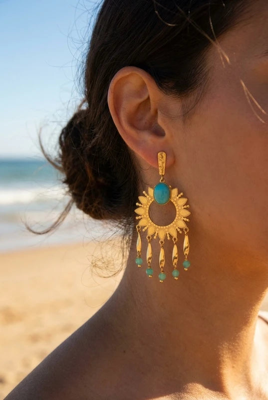 Boucles d’oreilles en acier inoxydable