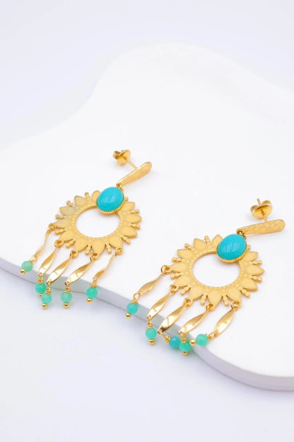 Boucles d’oreilles en acier inoxydable