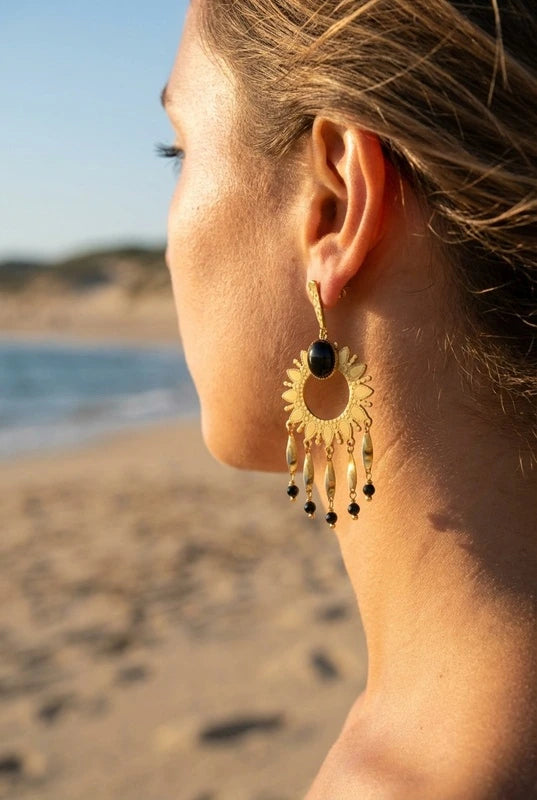Boucles d’oreilles en acier inoxydable