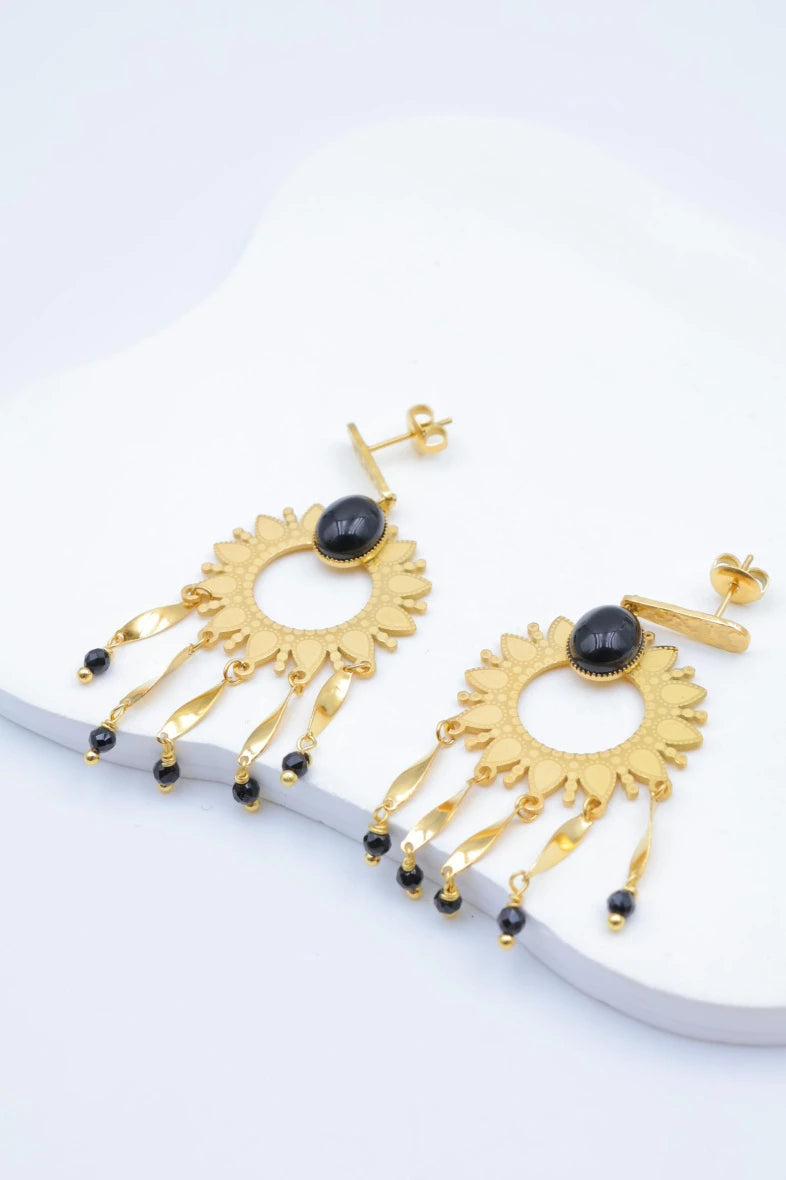 Boucles d’oreilles en acier inoxydable