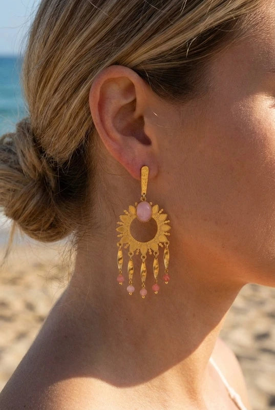 Boucles d’oreilles en acier inoxydable