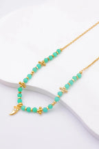 Collier en acier inoxydable - BLEU