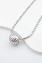 Collier en acier inoxydable - ARGENT