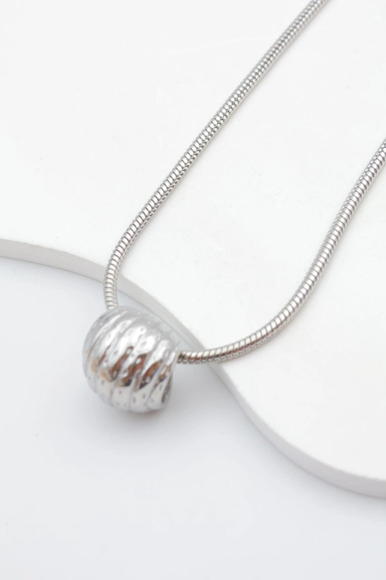 Collier en acier inoxydable - ARGENT