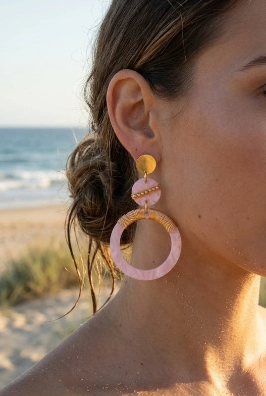 Boucles d’oreilles en acier inoxydable