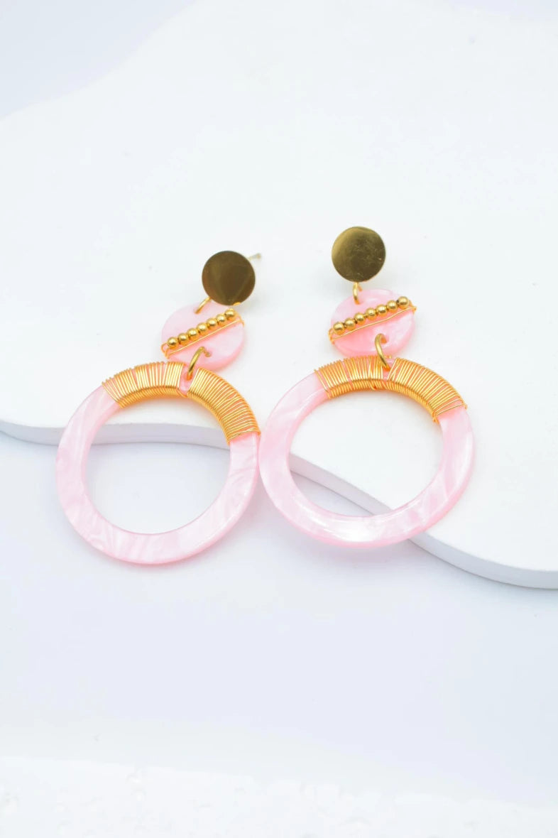 Boucles d’oreilles en acier inoxydable