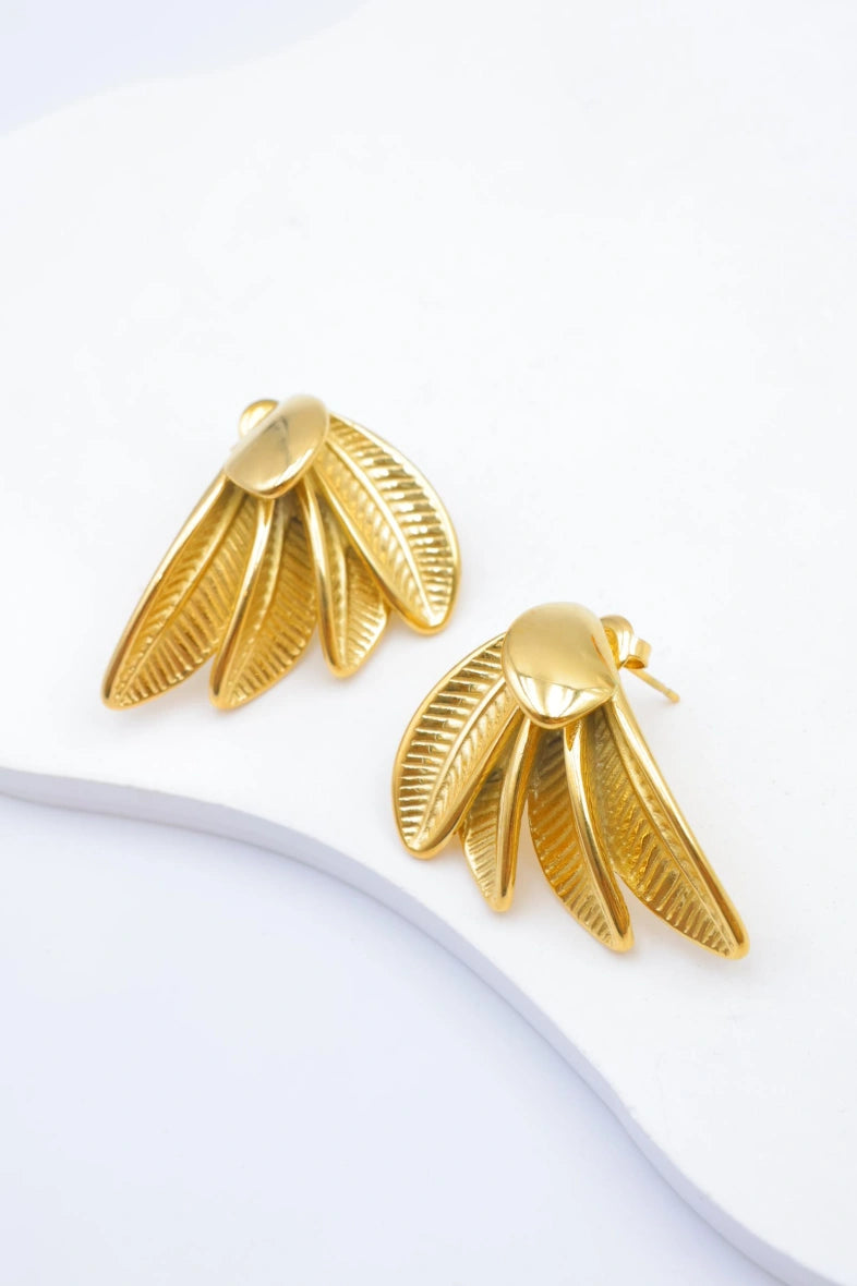 Boucles d'oreilles en acier inoxydable - DORÉ
