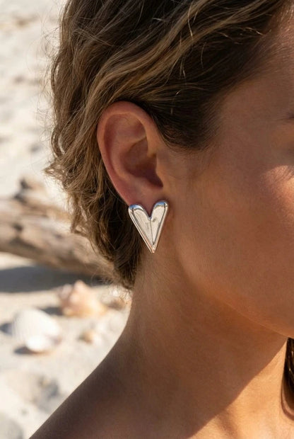 Boucles d’oreilles en acier inoxydable