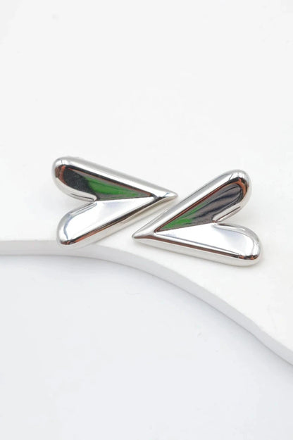 Boucles d’oreilles en acier inoxydable
