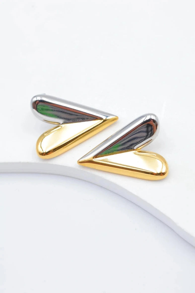 Boucles d’oreilles en acier inoxydable