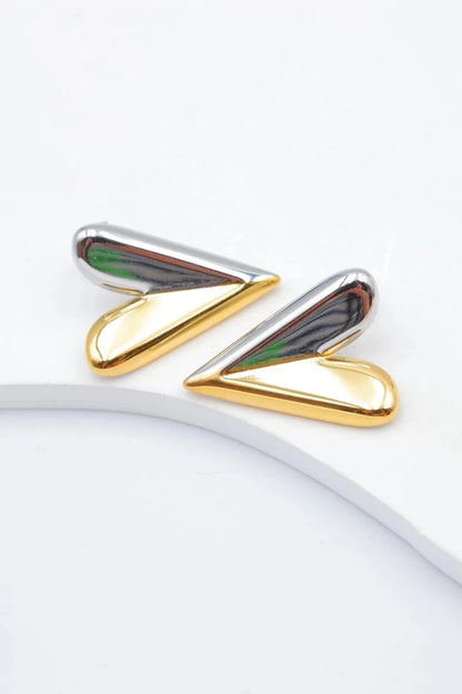 Boucles d’oreilles en acier inoxydable