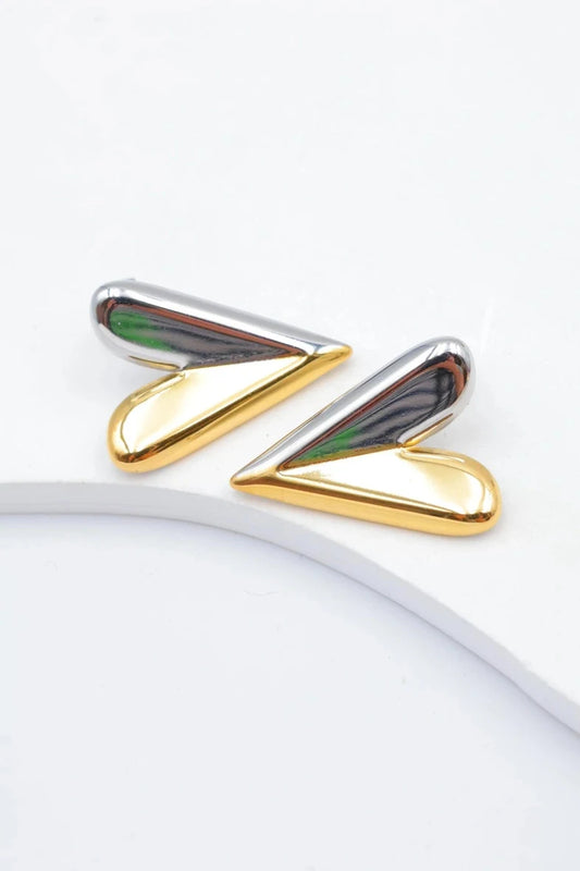 Boucles d’oreilles en acier inoxydable